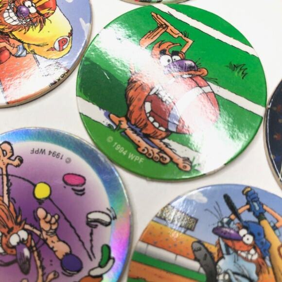 14 Assorted Sports Theme POGS - Picture 5 of 5